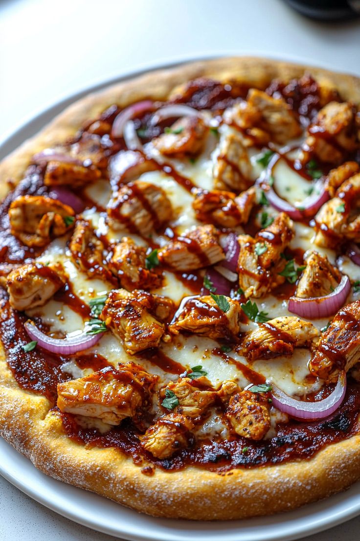 Bbq chicken pizza