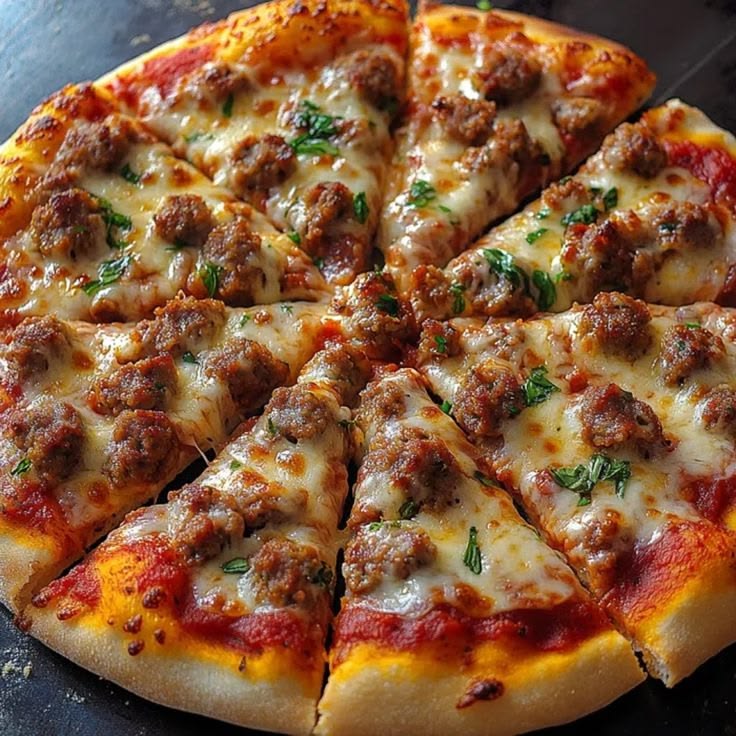 Sausage pizza