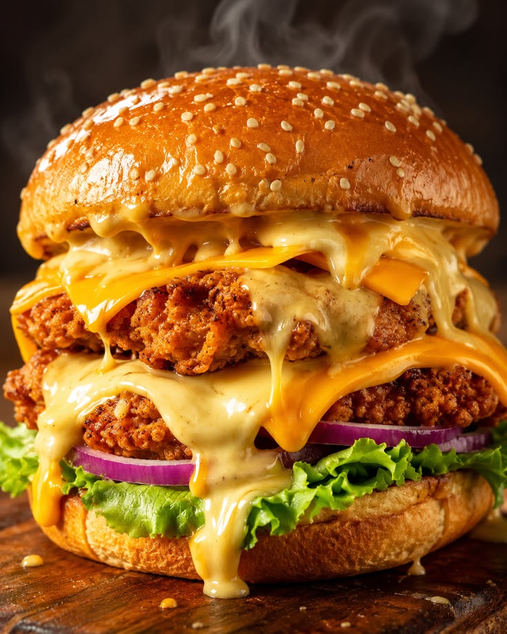 Bbq chicken burgur